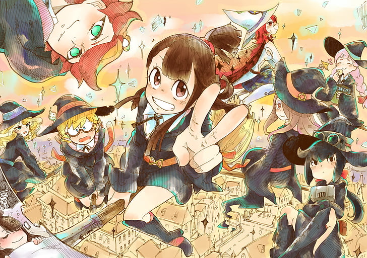 Anime, Little Witch Academia, Amanda O'Neill, Atsuko Kagari, HD wallpaper