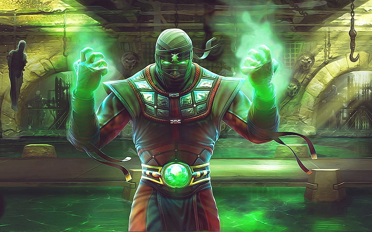green fantasy torture mortal kombat ermac 1680x1050  Video Games Mortal Kombat HD Art