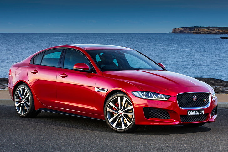Jaguar, Jaguar XE, Car, Jaguar Cars, Luxury Car, Red Car, Vehicle, HD wallpaper