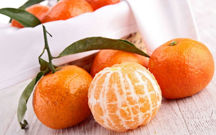 Tangerine Fruit, HD wallpaper