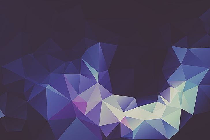 purple and white abstract illustration, geometry, blue, simple, HD wallpaper