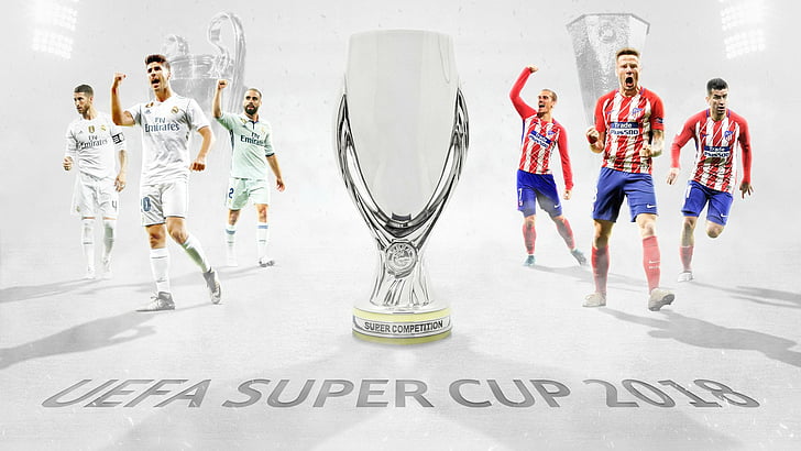 HD wallpaper: Soccer, Atlético Madrid, Real Madrid ., UEFA Super Cup |  Wallpaper Flare