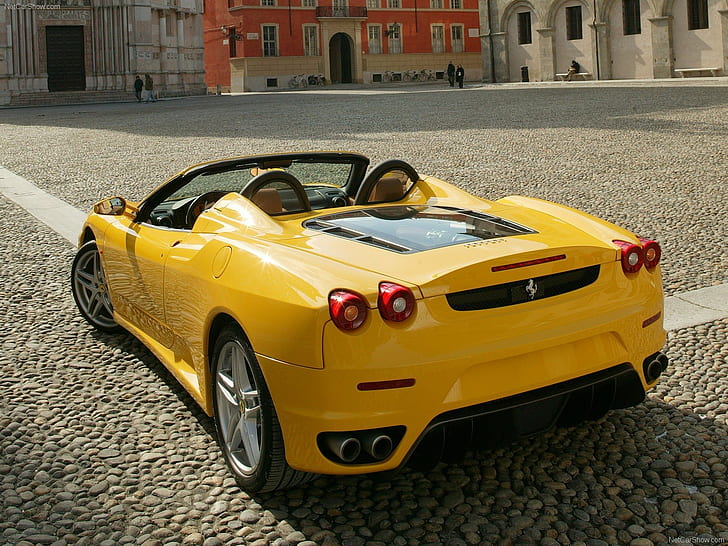 HD wallpaper: cars, f430, ferrari, spider, yellow | Wallpaper Flare