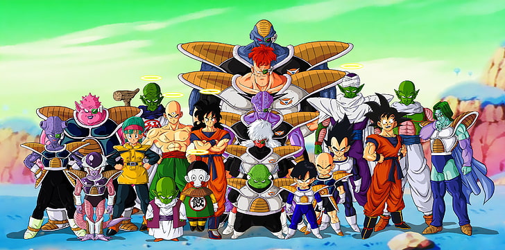 Dragon Ball Z wallpaper, group of people, real people, large group of people, HD wallpaper