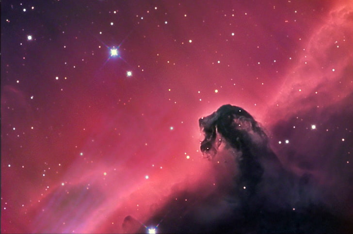 red and black nebula wallpaper, Sci Fi, Horsehead Nebula, Space