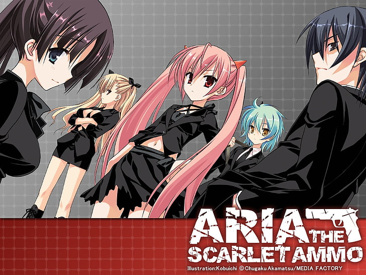 Anime, Aria The Scarlet Ammo, representation, no people, text, HD wallpaper