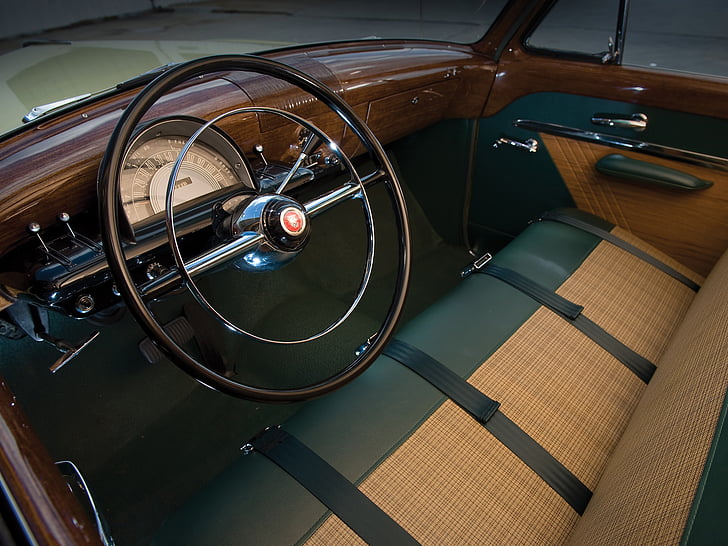 1952, custom, interior, mercury, retro, stationwagon