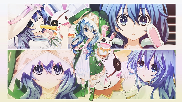 Anime, Date A Live, Yoshino (Date A Live), transfer print, auto post production filter