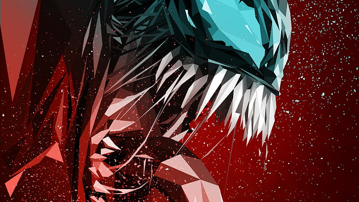 Venom, Marvel Cinematic Universe, Marvel Comics, artwork, digital art, HD wallpaper