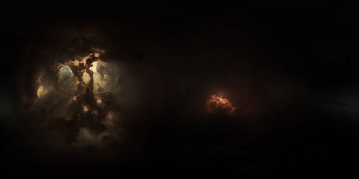 space, EVE Online, video games, smoke - physical structure, HD wallpaper