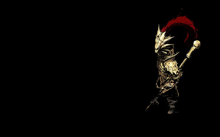 Dark Souls Black HD, silver animated dragon warrior wallpaper
