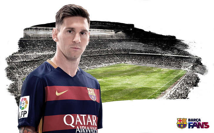 HD wallpaper: Messi-2015-2016 FC Barcelona HD Wallpaper, Lionel Messi,  portrait | Wallpaper Flare