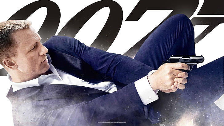 007, James Bond, Skyfall, Daniel Craig, movies, one person, HD wallpaper