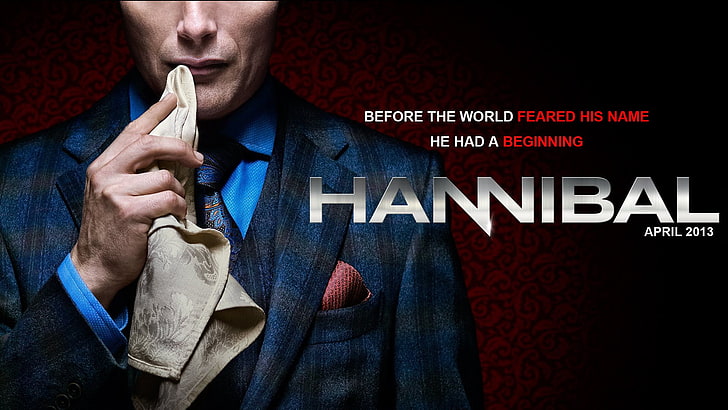 Hannibal, TV, movie poster, men, Promos, Mads Mikkelsen, adult, HD wallpaper