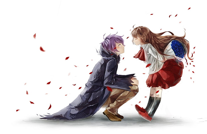 Download wallpaper the game, roses, anime, art, girl, Ib, section other in  resolution 1680x1050