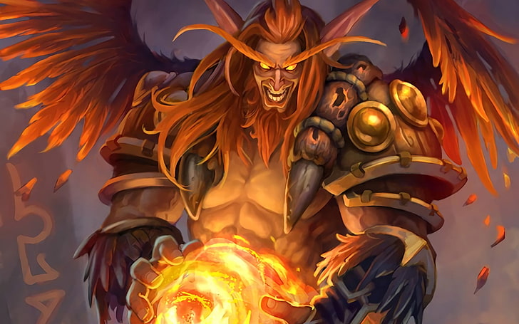 demon character wallpaper, whispers of the old gods, Hearthstone, HD wallpaper