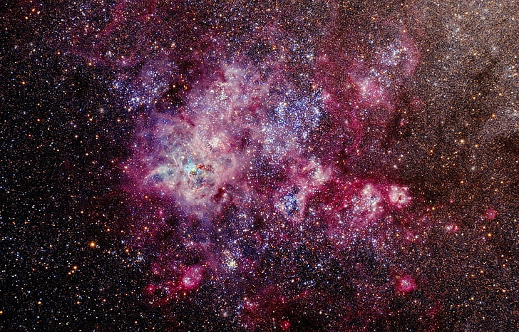 nebula, space, stars, tarantula
