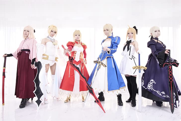 Asian, Japanese, Japanese women, cosplay, Fate series, Fate/Stay Night