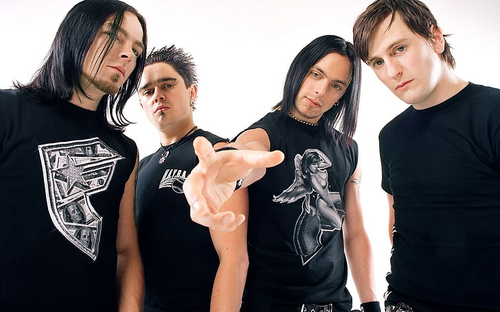 Bullet for my valentine, Hand, Fingers, Look, T-shirt, young adult, HD wallpaper