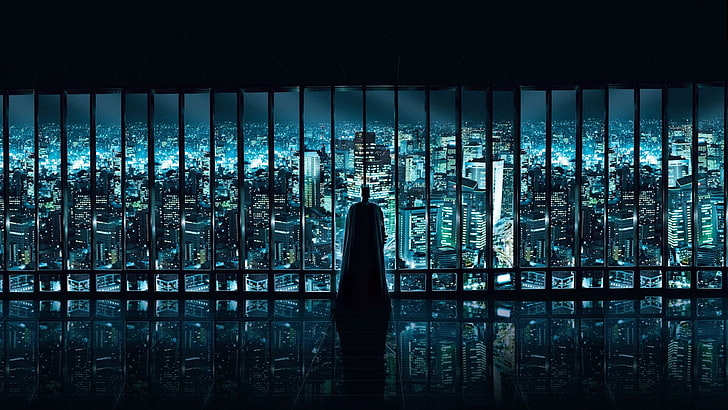 Batman, Batman: Arkham Asylum, Gotham City, The Dark Knight, HD wallpaper