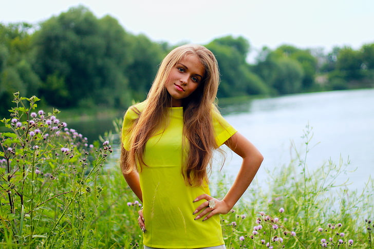 HD wallpaper: women's green top, summer, nature, Russia, girls, greens,  Russian beauty | Wallpaper Flare