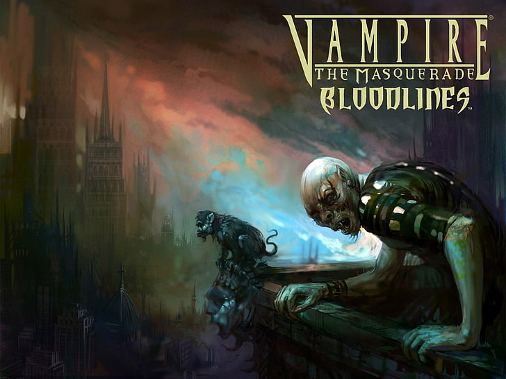 Vampire The Masquerade Bloodlines poster, Vampire: The Masquerade - Bloodlines, HD wallpaper