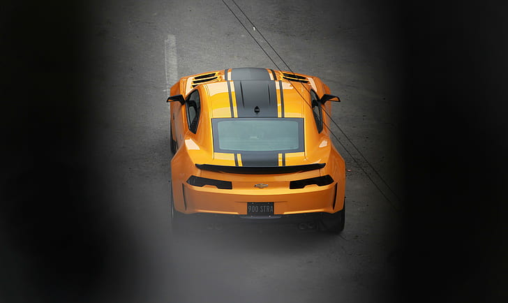 HD wallpaper: 2014 bumblebee camaro concept Photo 1, cars, transformers 4 |  Wallpaper Flare