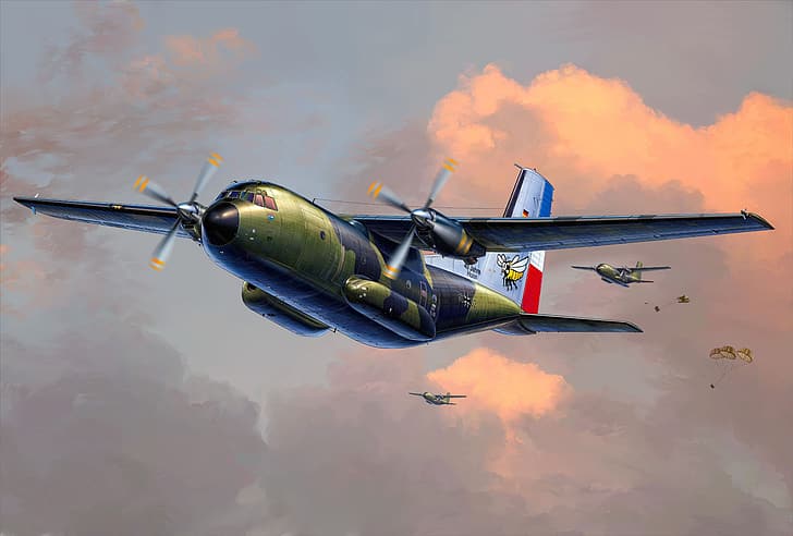 aircraft, military, flying, sky, HD wallpaper