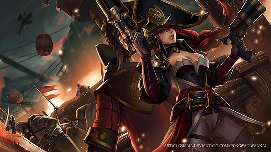 HD wallpaper: pirates, Bilgewater, League of Legends, Miss Fortune (League  of Legends) | Wallpaper Flare