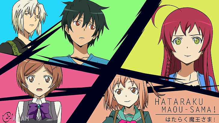 Hataraku Maou-sama! 1080P, 2K, 4K, 5K HD wallpapers free download