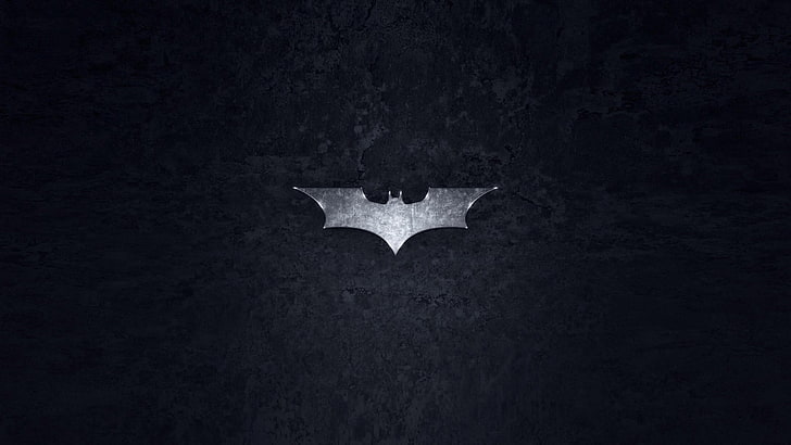 logo, Batman, dark, no people, black background, black color, HD wallpaper