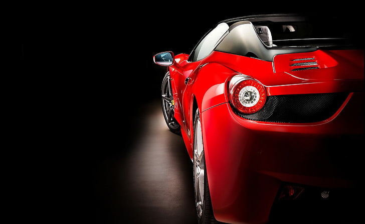 car, red cars, vehicle, Ferrari, Ferrari 458, mode of transportation