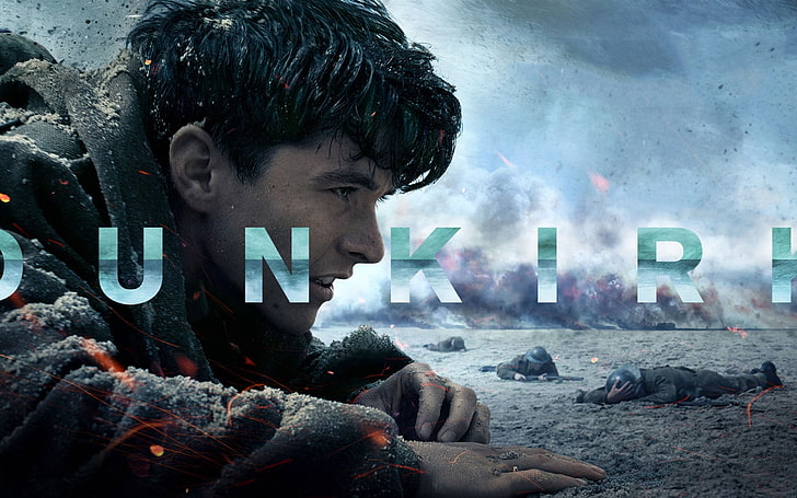 Dunkirk Christopher nolan-2017 Movie HD Wallpaper, one person, HD wallpaper