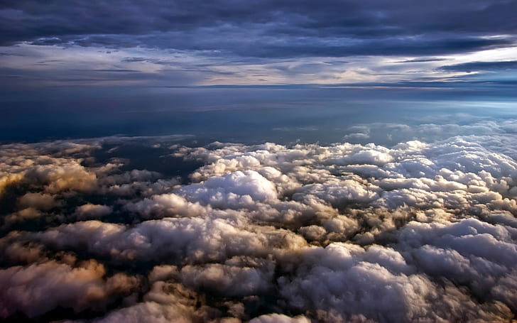 landscape, clouds, skyscape, overcast, HD wallpaper