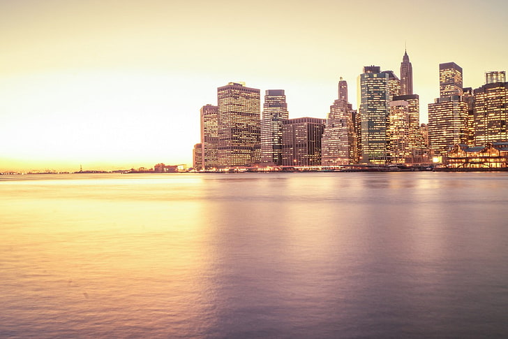 city, New York City, Manhattan, building exterior, architecture, HD wallpaper