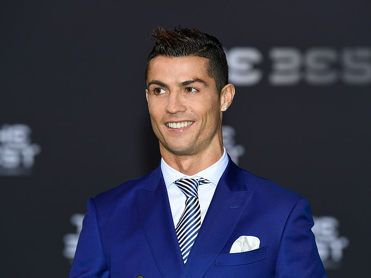 Soccer, Cristiano Ronaldo, Portuguese, Suit, HD wallpaper