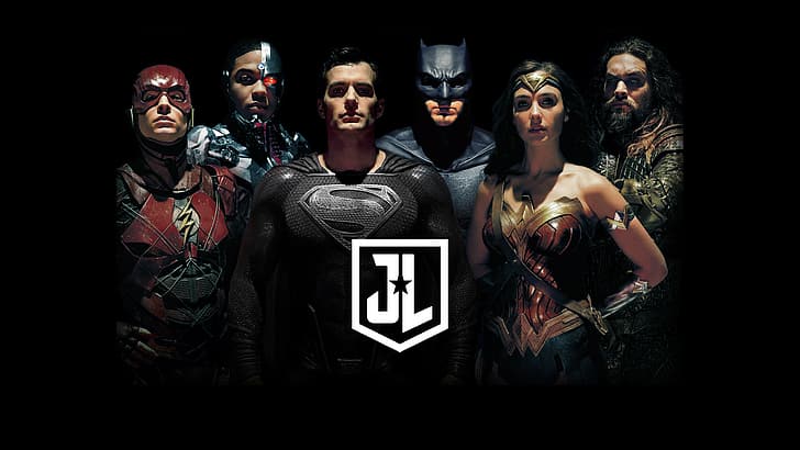 Zack Snyder's Justice League, Superman, Batman, Wonder Woman, HD wallpaper