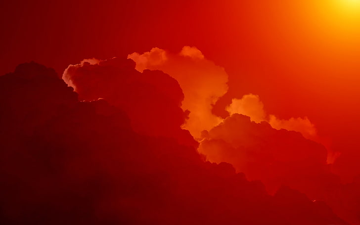 Red clouds sunset ray-2016 High Quality HD Wallpap.., cloud - sky