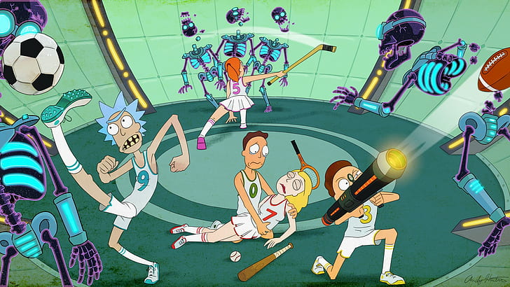 Hd Wallpaper Tv Show Rick And Morty Beth Smith Jerry