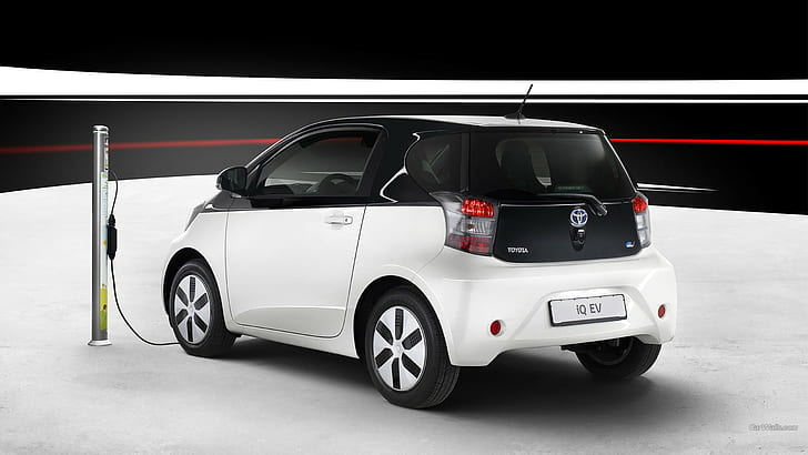 Toyota IQ, car, electric car, vehicle, HD wallpaper