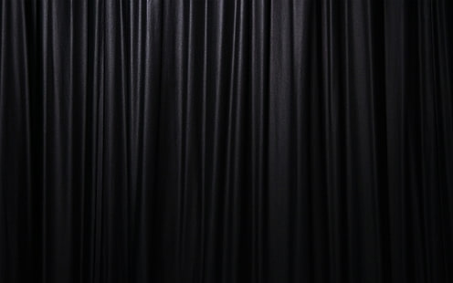 Black modern curtain fabric background geometry abstract background 3D  Rendering Stock Illustration  Adobe Stock