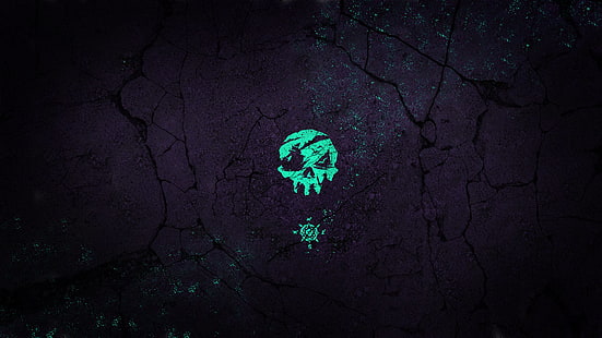 HD wallpaper: Sea of Thieves, neon, skull, video games, Video Game Art |  Wallpaper Flare