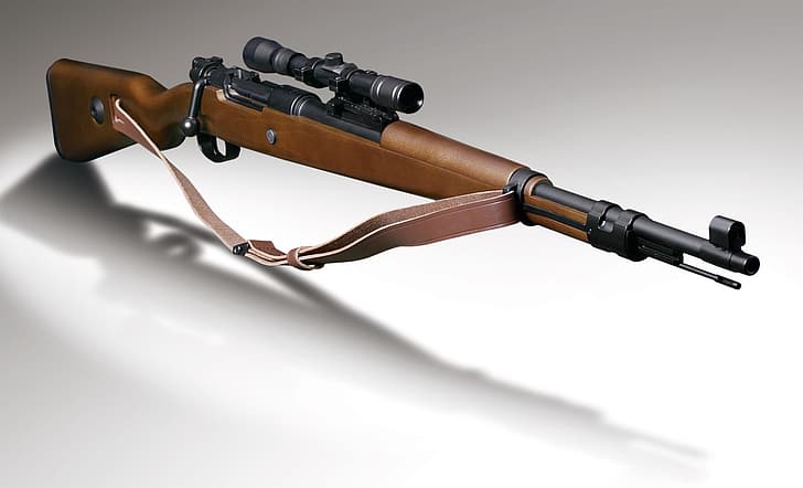 weapons, background, rifle, sniper, store, Mauser 98k, HD wallpaper