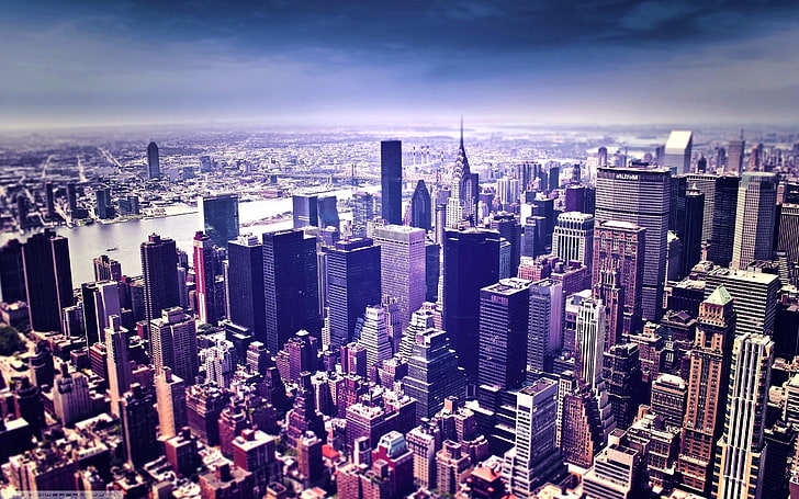 high-rise buildings, city, cityscape, New York City, building exterior
