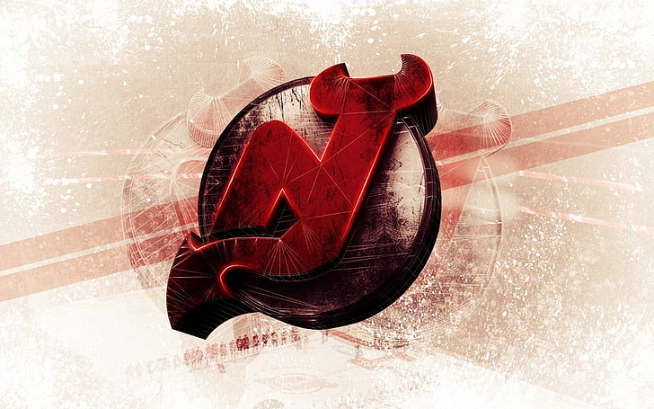 New Jersey Devils, New Jersey Devils logo, Sports, Hockey, red
