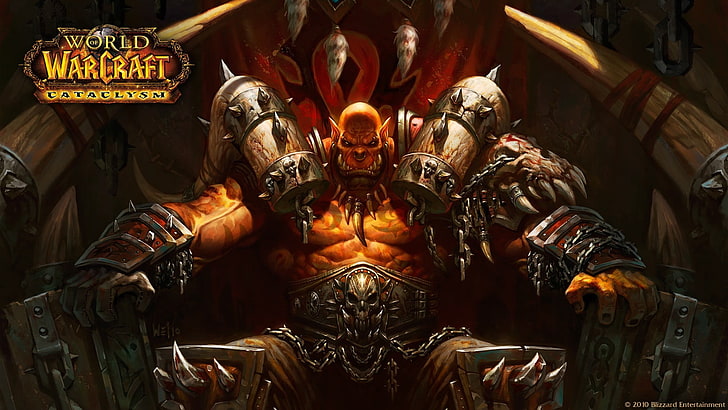 World of Warcraft wallpaper, World of Warcraft: Cataclysm, orcs, HD wallpaper