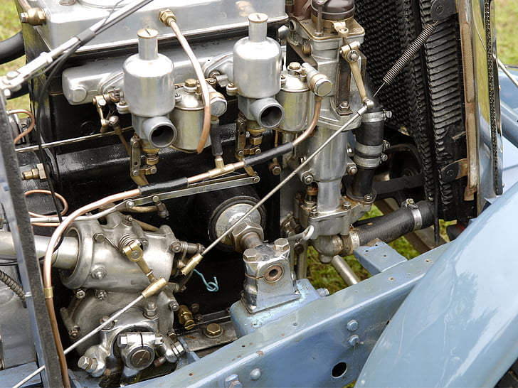 1934, engine, engines, race, racing, retro, riley, t t, ulster, HD wallpaper