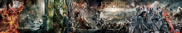 adventure, armies, battle, battle-five-armies, fantasy, hobbit, HD wallpaper