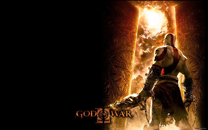 1 2 The God Video Games God of War HD Art, blood, 3, Blade