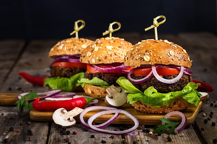 burger 4k wallpaper amazing, vegetable, food and drink, sandwich, HD wallpaper